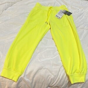 Lululemon Scuba HR Jogger Crop Neon Wash Size 6